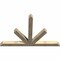 Ekena Millwork Saratoga Rough Sawn Timber Gable Bracket, Douglas Fir, 96"W x 64"H x 6"D x 6"F, 16/12 Pitch GBW096X64X0606SAR00RDF - alternate 2